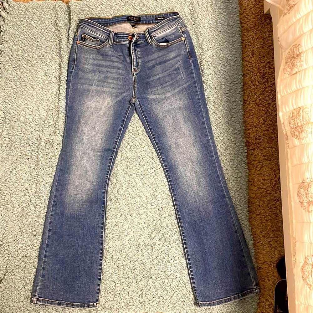 Denim boot cut jeans size 13